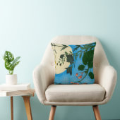 満月の前の秋の花 クッション (椅子)