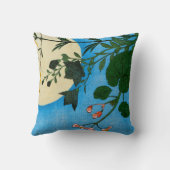 満月の前の秋の花 クッション (裏面)