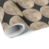 満月の包装紙のロマンチックな月のギフトの紙 ラッピングペーパー (ロールコーナー)