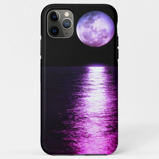 満月の反射(紫) Case-Mate iPhoneケース (裏面)