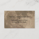 満月の名刺はあなたのカードを個人化します 名刺 (裏面)