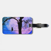 満月の名前の黒猫 ラゲッジタグ (裏面横)