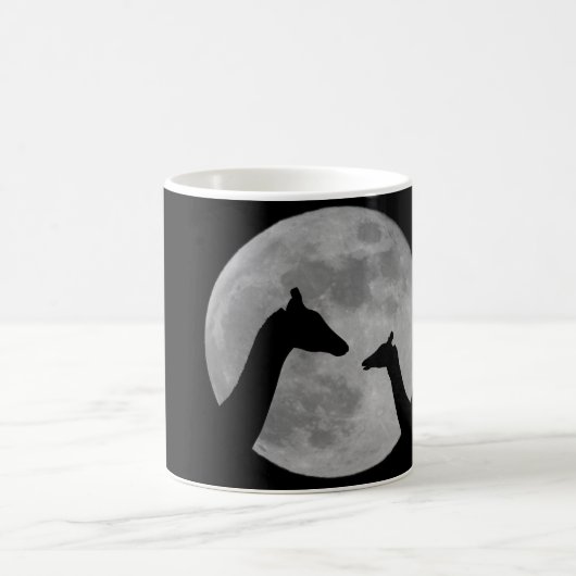 満月の夜にギラフェス コーヒーマグカップ (中央)