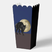 満月の夜にハロウィーンで遊ぶ黒猫 フェイバーボックス (裏面)
