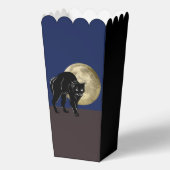 満月の夜にハロウィーンで遊ぶ黒猫 フェイバーボックス (正面)