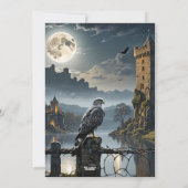 満月の夜の城ハロウィンパーティー 招待状 (裏面)