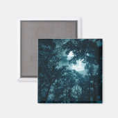 満月の夜の森 マグネット (正面/裏面)