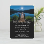 満月の夜の湖畔の誕生日パーティー 招待状 (スタンド正面)