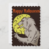 満月の夜の狼人間 招待状 (正面)