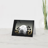 満月の夜景 サンキューカード (正面)