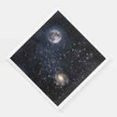 満月の夜空の星 宇宙  (コーナー)