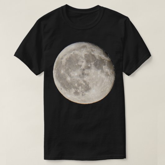満月の夜空の月 Tシャツ (デザイン正面)