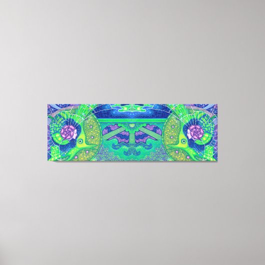 満月の夢 キャンバスプリント (正面)