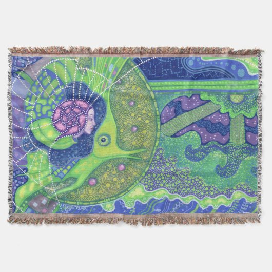 満月の夢 スローブランケット (正面)