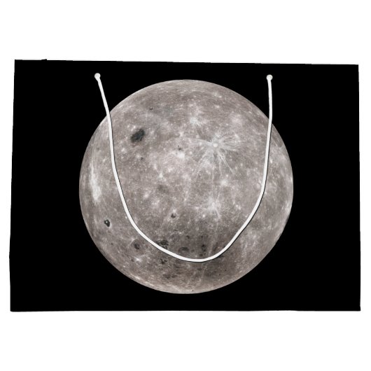 満月の大きいギフトバッグ ラージペーパーバッグ (裏面)