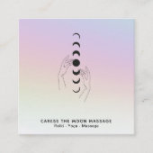 *~*満月の天の手の虹を愛撫 スクエア名刺 (正面)