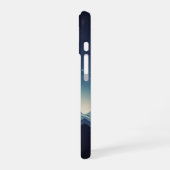 満月の山々ビンテージ iPhone 16ケース (左側面)