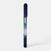 満月の山々ビンテージ iPhone 16ケース (右側面)