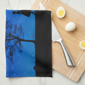 満月の恋人たち キッチンタオル (四つ折り)