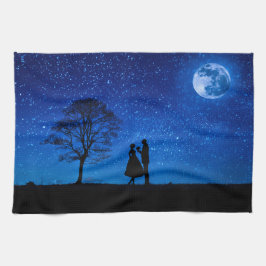 満月の恋人たち キッチンタオル