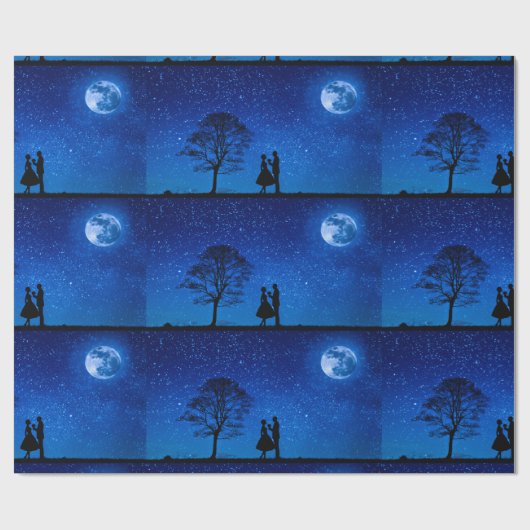 満月の恋人たち ラッピングペーパー (フラット)