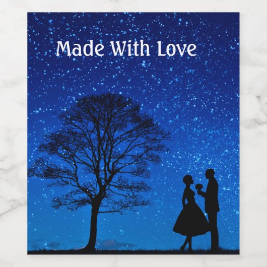 満月の恋人たち ワインラベル (シングルラベル)