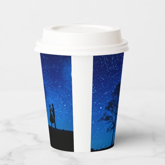 満月の恋人たち 紙コップ (左)