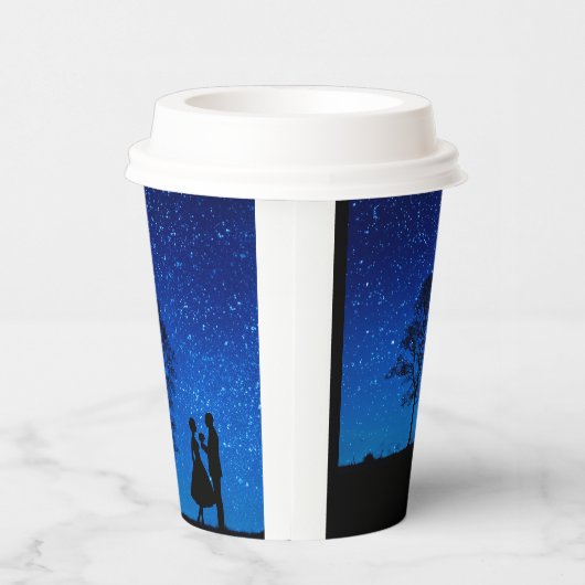 満月の恋人たち 紙コップ (右)