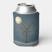 満月の憂鬱なハート型の木 缶クーラー (缶裏面)
