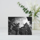 満月の教会のポストカード ポストカード (スタンド正面)