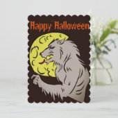 満月の日に変身する狼 招待状 (スタンド正面)