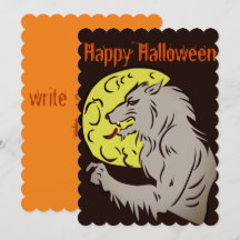 満月の日に変身する狼