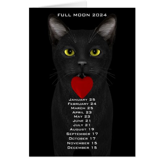 満月の日付2024米国東部標準時 (正面)