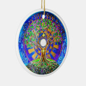 満月の曼荼羅のオーナメント セラミックオーナメント (右)