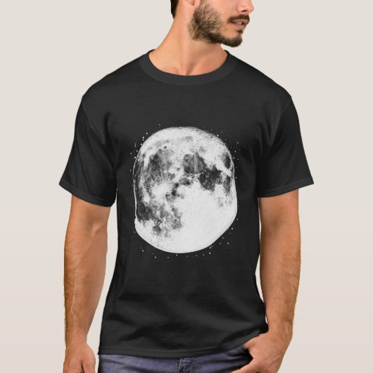 満月の月期と Tシャツ (正面)