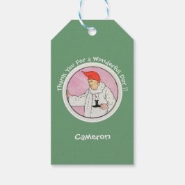 満月の母ガチョウの誕生日パーティーのアイテムに男性 ギフトタグ