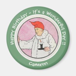 満月の母ガチョウの誕生日パーティーのアイテムに男性 マグネット