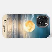 満月の海 iPhoneケース (裏面横)