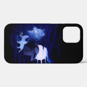 満月の狼とレイヴン Case-Mate iPhoneケース (裏面 (横))