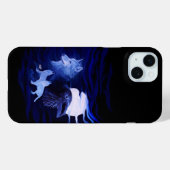 満月の狼とレイヴン Case-Mate iPhoneケース (裏面 (横))
