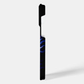 満月の狼とレイヴン iPhoneケース (左側面)