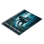 満月の獣のノートの鎖をはずす ノートブック (左側)