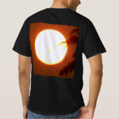 満月の男性の価値 Tシャツ (裏面)