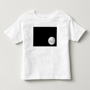 満月の眺めはまた、火星を示します トドラーTシャツ