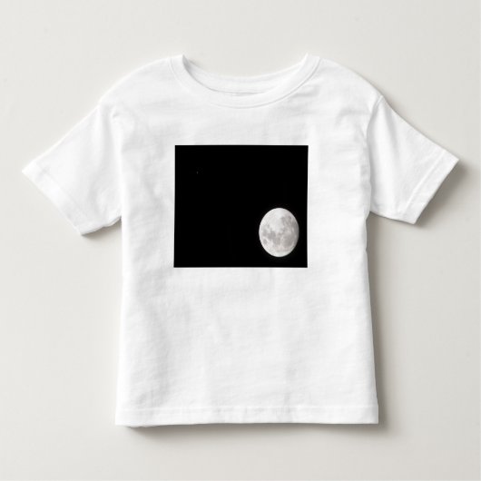 満月の眺めも火星 トドラーTシャツ (正面)