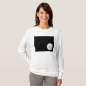 満月の眺めも火星 Tシャツ (正面フル)