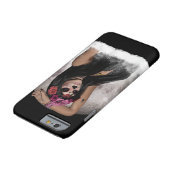 満月の砂糖スカルビジョン 紫の目 Case-Mate iPhoneケース (底)