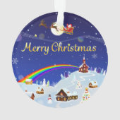 満月の聖降誕祭お目出とう オーナメント (裏面)