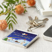 満月の聖降誕祭お目出とう キーホルダー (側面)