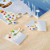 満月の聖降誕祭お目出とう ジグソーパズル (側面)